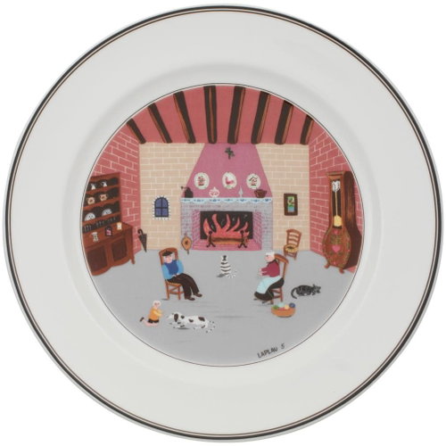 VILLEROY & BOCH DESIGN NAIF Fireplace, 27 cm - Plate - Main image