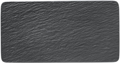 VILLEROY & BOCH MANUFACTURE ROCK Rectangular, 35 cm - Plate - Main image