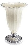 PEONY perleťová smetanová 35×23,5 cm - Váza