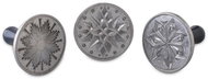 Cookie stamps stars set of 3 - Cookie Cutters