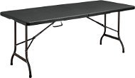 LA PROROMANCE Stůl zahradní kempingový R180, černý 180cm - Camping Table
