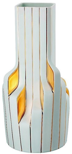 ROSENTHAL STRIP ZAHA HADID bílo-zlatá, 40 cm - Váza - Main image