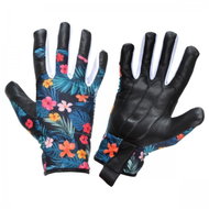 LAHTI PRO Goatskin gloves L272607P, flowers, size 7 - Work Gloves