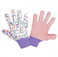LAHTI PRO Gloves dotted L240508P, purple, size 8 - Work Gloves