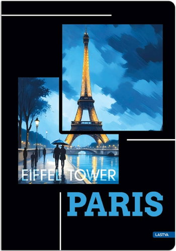 LASTVA Metropolis A4 Lined Notebook, 96 sheets, Paris - Notepad - Main image