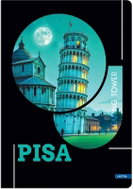 LASTVA Metropolis záznamová kniha A4 linkovaná, 96 listů, Pisa - Notepad