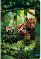 LASTVA záznamová kniha A4 linkovaná, 96 listů, Wild life, tygr - Notepad