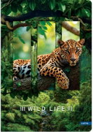 LASTVA záznamová kniha A5 linkovaná, 96 listů, Wild life, tygr - Notepad