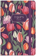 LASTVA záznamová kniha A6 linkovaná, 96 listů, Tulips 2 - Notepad