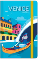 LASTVA záznamová kniha A6 linkovaná, 96 listů, Travel, Venice - Notepad