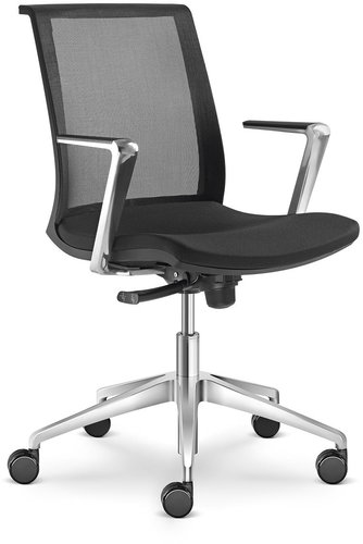 LD Seating Lyra Net Black - Office Armchair - Main image