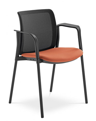 LD Seating Swing Black/Orange - Conference Chair  - Main image