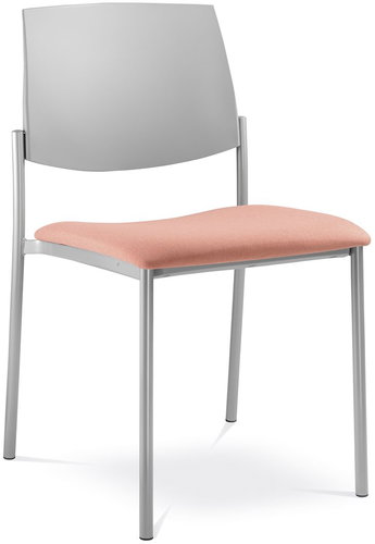 LD Seating Seance Art White/Salmon - Conference Chair  - Main image