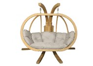 Kasper hanging armchair with stand - cream - Hanging Chair