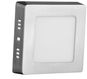 Avide přisazený LED panel 6W denní čtvercový matný chrom - LED panel