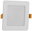 Built-in LED panel 9W warm square 12cm