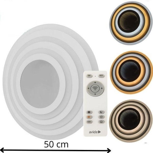 Avide LED ceiling Avide Noah 3D 50cm 76W - Ceiling Light - Main image
