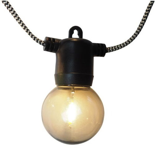 Avide Outdoor light chain with 10 retro bulbs length 5m, 6W warm light colour - Light Chain - Main image