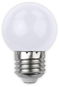 AVIDE Barevná LED žárovka E27 1W 30lm bílá - LED žárovka