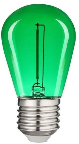 AVIDE Retro coloured LED bulb E27 0.6W 50lm green, filament - LED Bulb - Main image