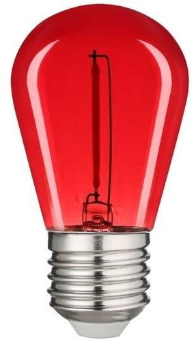 AVIDE Retro coloured LED bulb E27 0.6W 50lm red, filament - LED Bulb - Main image