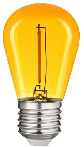 AVIDE Retro coloured LED bulb E27 0.6W 50lm yellow, filament - LED Bulb - Main image