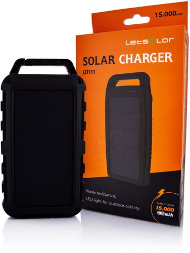 Letsolar LET111 15000mAh black - Powerbank - Hauptbild