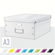 LEITZ WOW Click-N-Store A3 36.9 x 20 x 48.2cm, White - Archive Box
