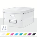 LEITZ WOW Click & Store A4 28.1 x 20 x 37 cm, bílá