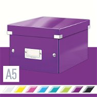 Leitz WOW Click & Store A5 22 x 16 x 28.2cm, Magenta - archive box