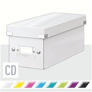 Archivačná krabica Leitz WOW Click & Store CD 14,3 x 13,6 x 35,2 cm, biela - Archivační krabice
