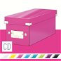 Archivačná krabica Leitz WOW Click & Store CD 14,3 x 13,6 x 35,2 cm, ružová - Archivační krabice