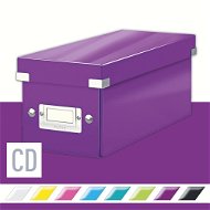 Leitz WOW Click & Store CD 14.3 x 13.6 x 35.2cm, Purple - Archive Box