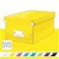 Archive Box Leitz WOW Click & Store DVD, 20.6 x 14.7 x 35.2cm, Yellow - Archivační krabice