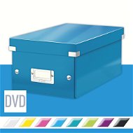 Leitz WOW Click & Store DVD 20.6 x 14.7 x 35.2cm, Blue - Archive Box