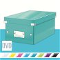 Leitz WOW Click & Store DVD 20,6 x 14,7 x 35,2 cm, ľadovo modrá - Archivačná krabica