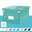 Leitz WOW Click & Store 22 x 16 x 28.2 cm - eisblau