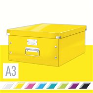 Leitz WOW Click & Store, A3 36.9 x 20 x 48.2cm, Yellow - Archive Box
