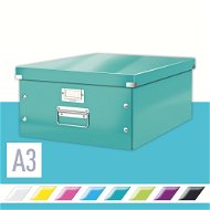 Archivační krabice LEITZ WOW Click & Store A3 36.9 x 20 x 48.2 cm, ledově modrá - Archivační krabice