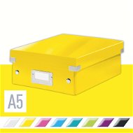 Leitz WOW Click & Store A5 22 x 10 x 28.2cm, Yellow - Archive Box