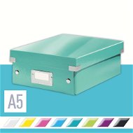 Archivační krabice LEITZ WOW Click & Store A5 22 x 10 x 28.2 cm, ledově modrá - Archivační krabice