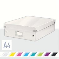 Leitz WOW Click & Store A4 28,1 x 10 x 37 cm, biela - Archivačná krabica
