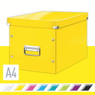 Leitz WOW Click & Store A4 32 x 31 x 36cm, Yellow - Archive Box