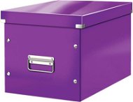 Leitz WOW Click & Store A4 32 × 31 × 36 cm, purpurová - Archivačná krabica