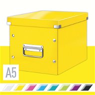 Archive Box Leitz WOW Click & Store A5 26 x 24 x 26cm, Yellow - Archivační krabice