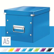 Archivační krabice LEITZ WOW Click & Store A5 26 x 24 x 26 cm, modrá - Archivační krabice