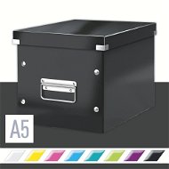 Leitz WOW Click & Store A5 26 x 24 x 26 cm, čierna - Archivačná krabica