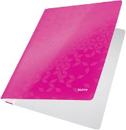 Desky na dokumenty LEITZ WOW A4, růžové - Desky na dokumenty