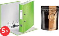 LEITZ 180° WOW A4 52 mm green, pack of 5 + AlzaCafé as a gift - Arch Folder
