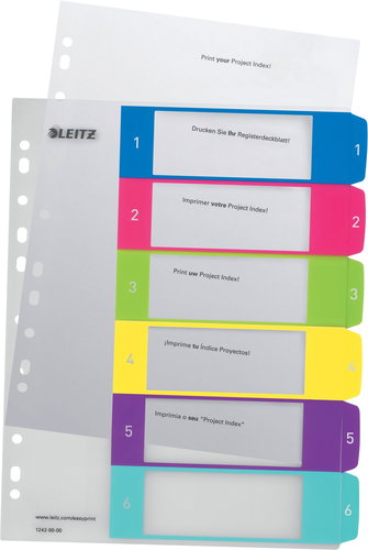 Leitz WOW A4 Maxi 1-6 - Divider - Main image